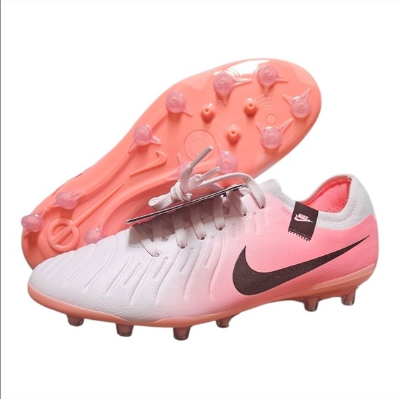 Nike Tiempo Legend 10 Pro Soccer Cleats Pink Foam Men's Size 7.5 DV4334-601 New - Picture 1 of 8